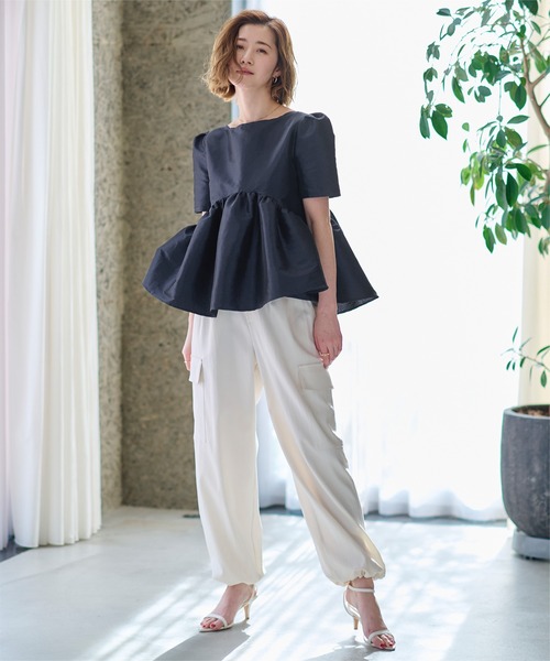 チューリップブラウス チューリップスリーブブラウス | POETIQUE -outlet- | axes femme
