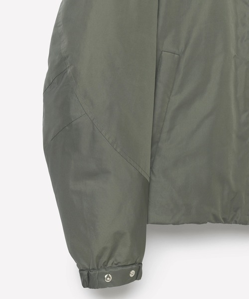 ダウンジャケット ダウン 「YDOT」COLLARLESS BOMBER DOWN JACKET メンズの画像