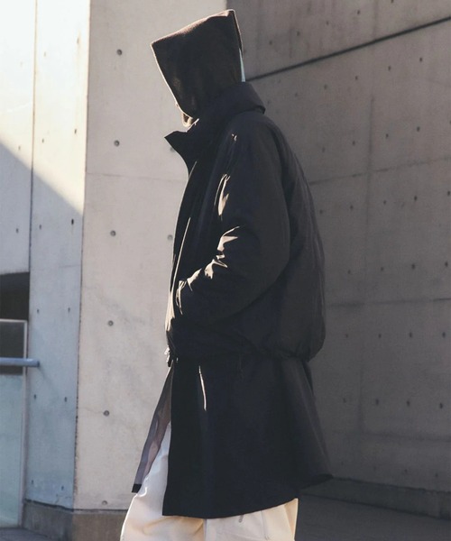 ダウンジャケット ダウン 「YDOT」COLLARLESS BOMBER DOWN JACKET メンズの画像