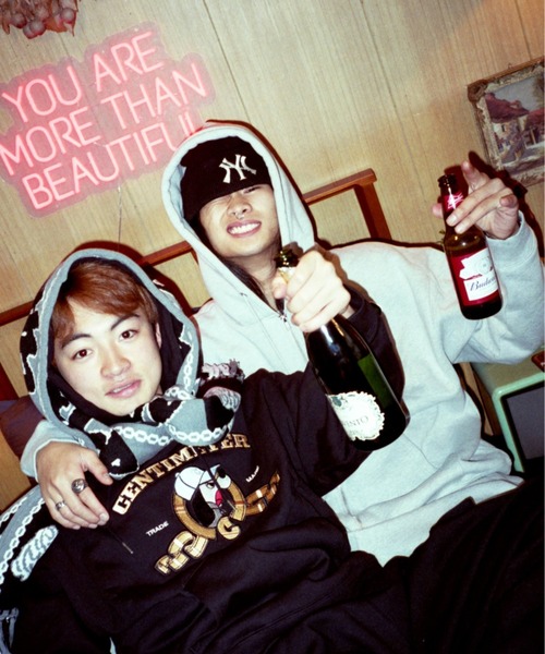 「centimeter」 プルオーバーパーカー MEDIUM グリーン メンズ_画像6