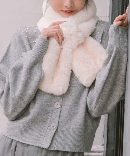 archives（アルシーヴ） マフラー ストール もこもこティペット