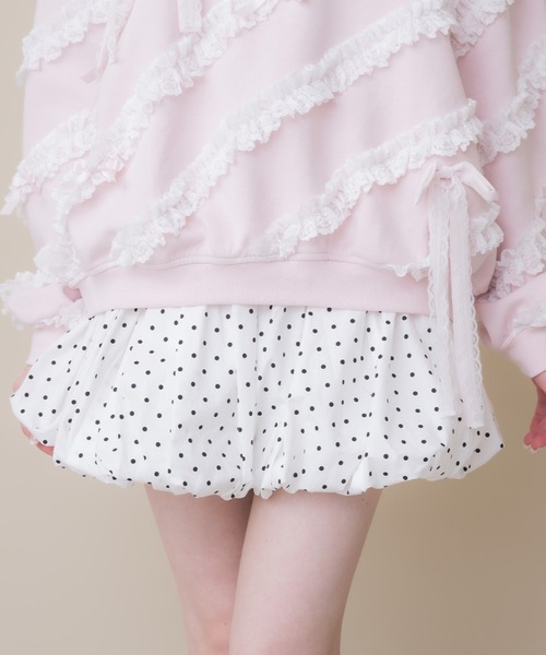Lolime by mellfy memory スカート lacy balloon skirt : ZOZOTOWN