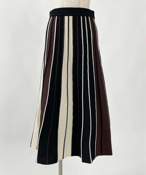 「PICCIN」 ニットスカート L ブラック レディース_画像6