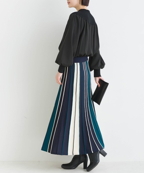 「PICCIN」 ニットスカート L ブラック レディース_画像8