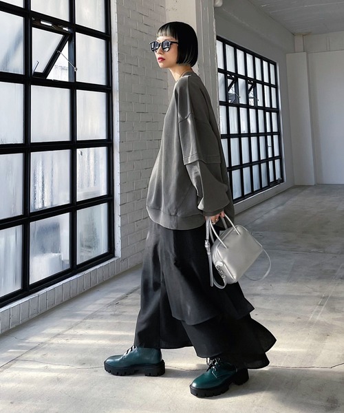 「PAGEBOY」 ロングスカート FREE ブラック レディース_画像8