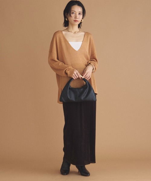 「DOUX ARCHIVES」 タイトスカート 38 ワイン レディース_画像5