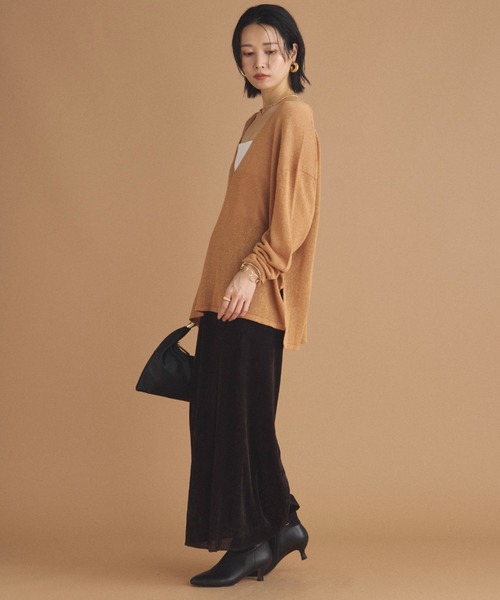 「DOUX ARCHIVES」 タイトスカート 38 ワイン レディース_画像7