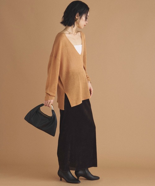 「DOUX ARCHIVES」 タイトスカート 38 ワイン レディース_画像8