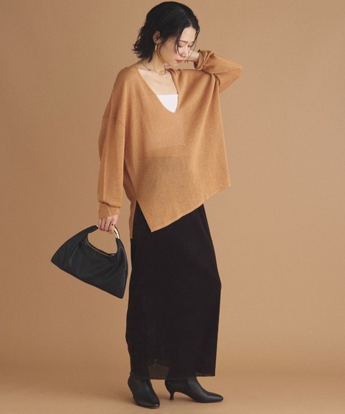 「DOUX ARCHIVES」 タイトスカート 38 ワイン レディース_画像9