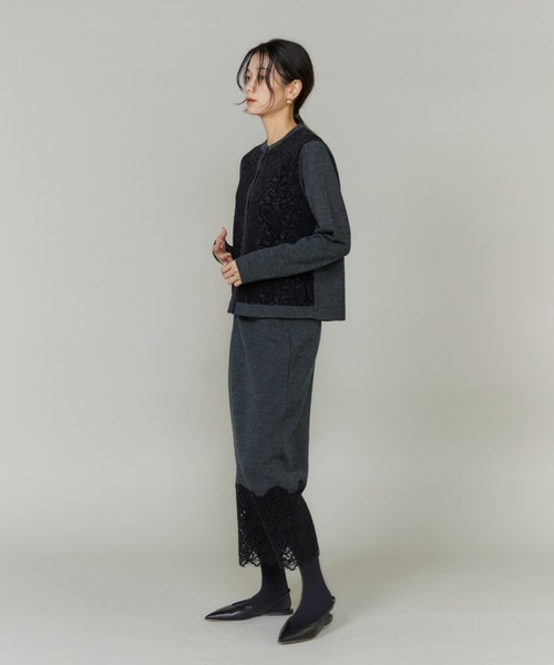 INED（イネド） カーディガン レースカーディガン「セットアップ対応