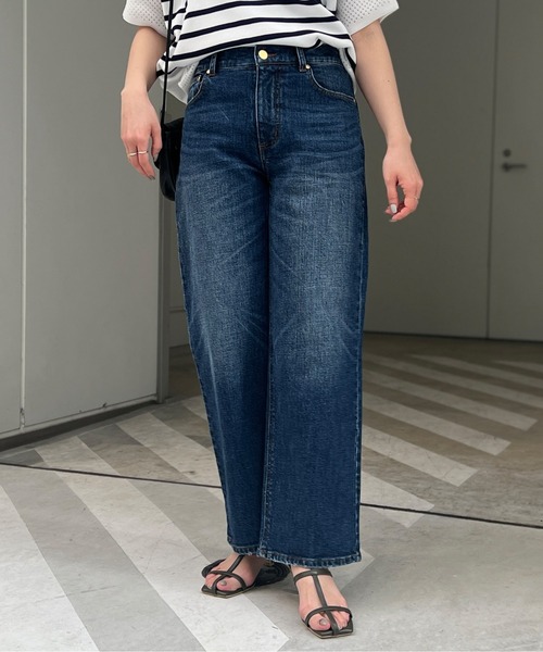 「Chez toi」 デニムパンツ S サックスブルー レディース_画像3