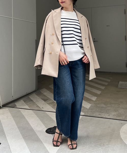 「Chez toi」 デニムパンツ S サックスブルー レディース_画像7