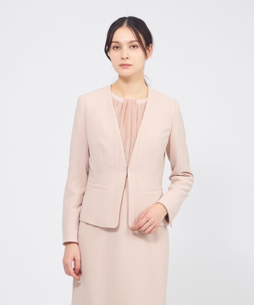 EPOCA（エポカ） ジャケット ノーカラージャケット コンパクトダブル