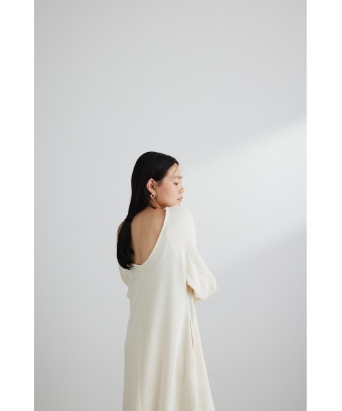 「STYLEMIXER」 7分袖ワンピース MEDIUM グレー レディース_画像6
