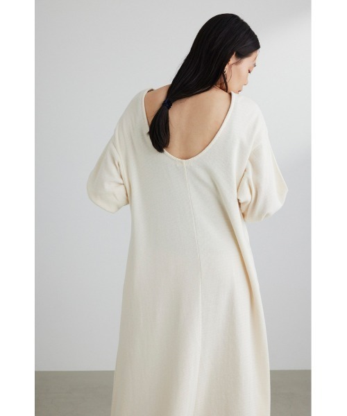 「STYLEMIXER」 7分袖ワンピース MEDIUM グレー レディース_画像9