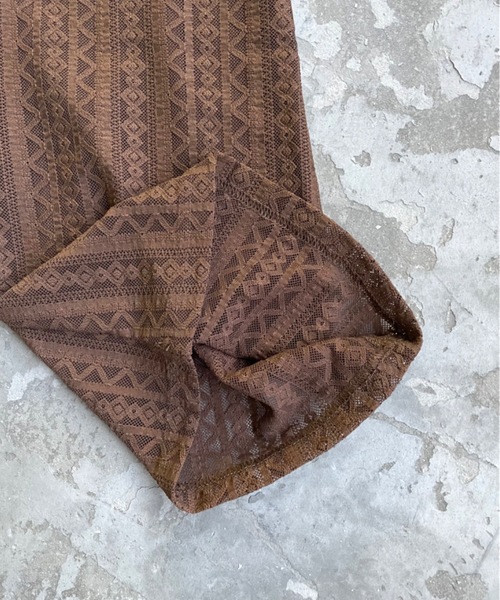 「SHAGGIE」 イージーパンツ SMALL ブラック レディース_画像3