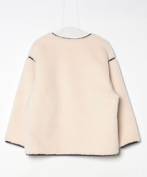 AKTE（アクテ） ノーカラージャケット FREE ホワイト レディース