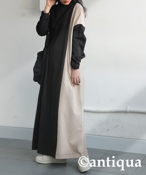 黒の長袖ワンピース URBAN RESEARCH ROSSO WOMEN」 長袖ワンピース FREE ブラック