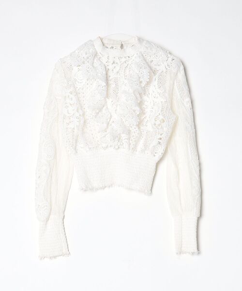 LA BELLE ETUDE（ラベルエチュード） 長袖ブラウス FREE ホワイト