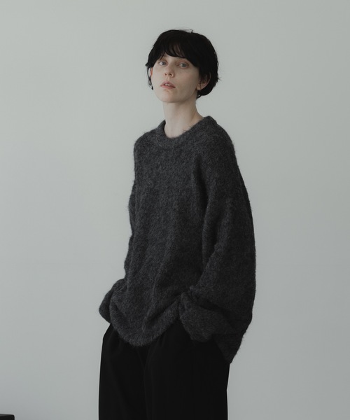 「remer」 長袖ニット LARGE グレー メンズ_画像5