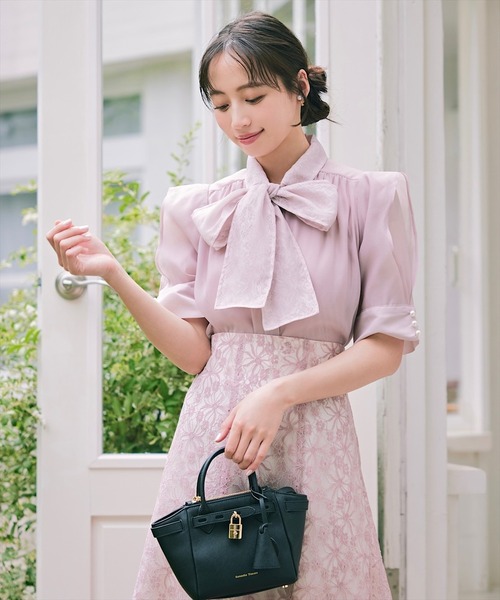 「SWINGLE」 フレアスカート SMALL ベージュ レディース_画像9