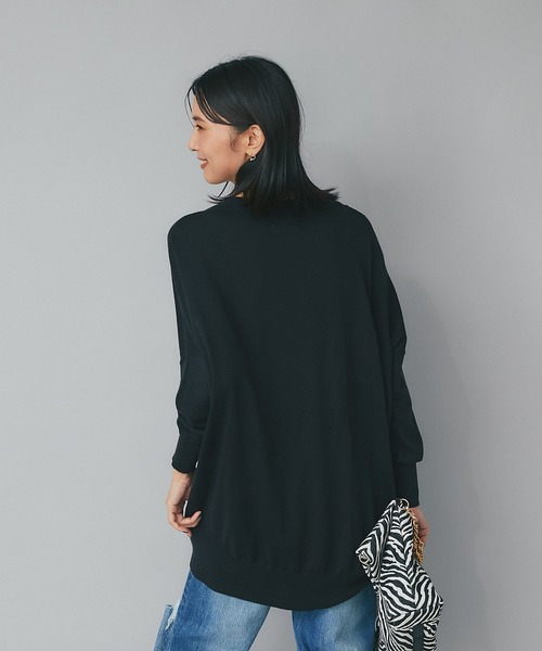 「RIVE DROITE」 長袖ニット FREE ダークグレー レディース_画像2