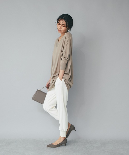 「RIVE DROITE」 長袖ニット FREE ダークグレー レディース_画像7