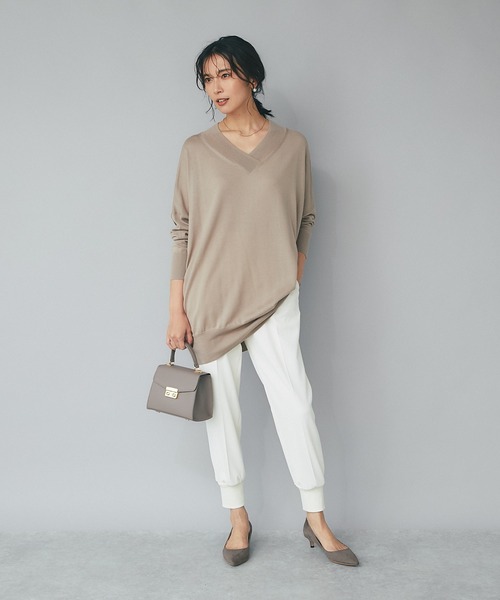 「RIVE DROITE」 長袖ニット FREE ダークグレー レディース_画像8