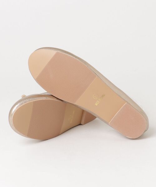 「DISCOAT」 フラットパンプス L ゴールド レディース_画像3