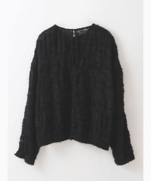 「enchainement」 長袖ブラウス フリー ブラック レディース_画像5