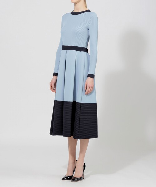 「EPOCA」 ニットワンピース 40 チャコールグレー レディース_画像5