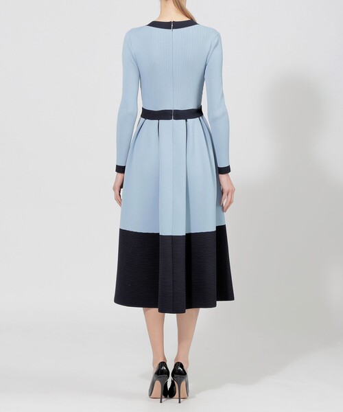 「EPOCA」 ニットワンピース 40 チャコールグレー レディース_画像6