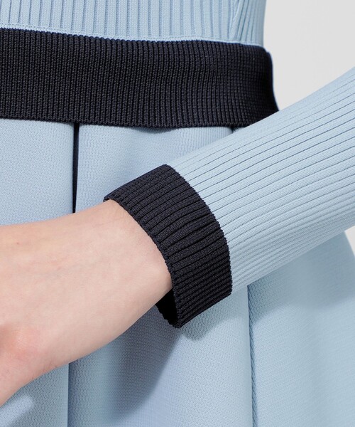 「EPOCA」 ニットワンピース 40 チャコールグレー レディース_画像7