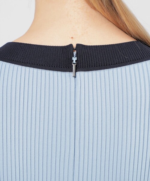 「EPOCA」 ニットワンピース 40 チャコールグレー レディース_画像8