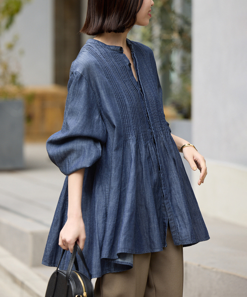 SLOBE IENA（スローブイエナ） ブラウス シャツ LEDENIM ボサム