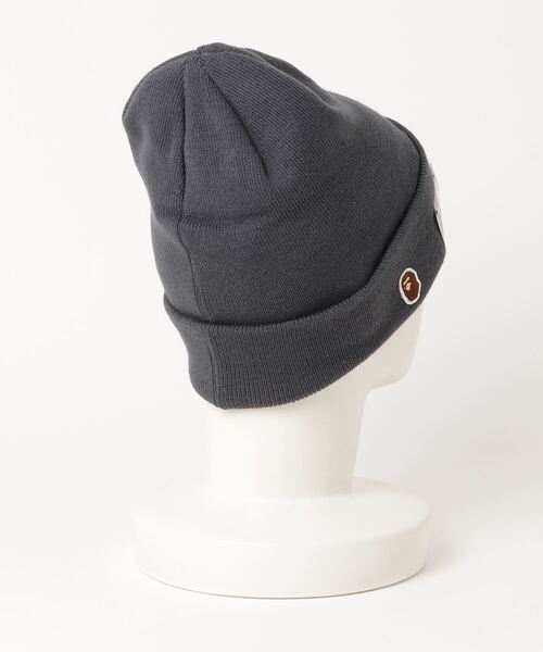 A BATHING APE（アベイシングエイプ） ニットキャップ FREE ネイビー