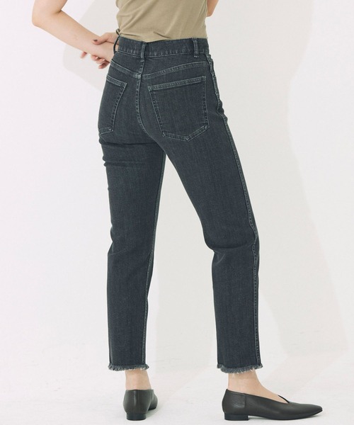 「BABYLONE」 デニムパンツ 36inch モカ レディース_画像5