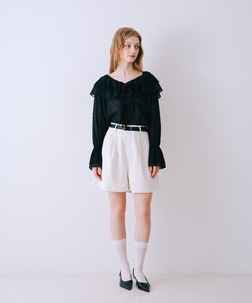 SELFIST（セルフィスト） パンツ ハイウエストショートパンツ 春服