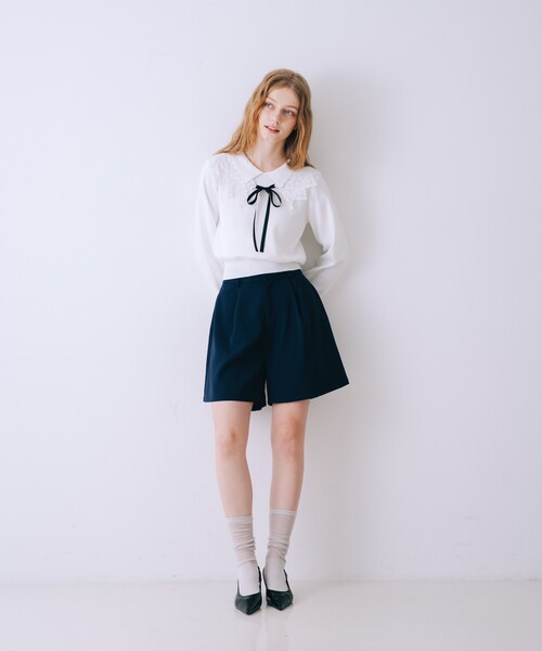 SELFIST（セルフィスト） パンツ ハイウエストショートパンツ 春服