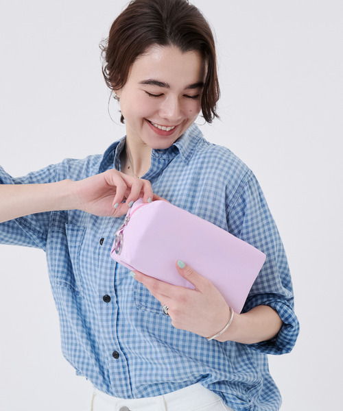 LeSportsac（レスポートサック） ポーチ LARGE ZIP POUCH スノーピンク