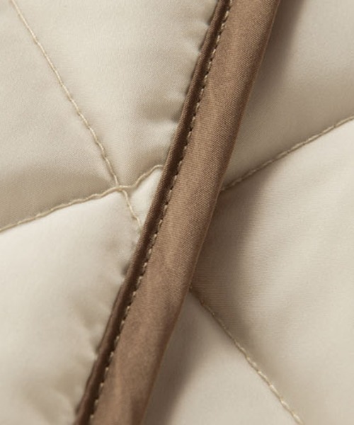 「GeeRA」 ノーカラーコート X-LARGE アイボリー レディース_画像3