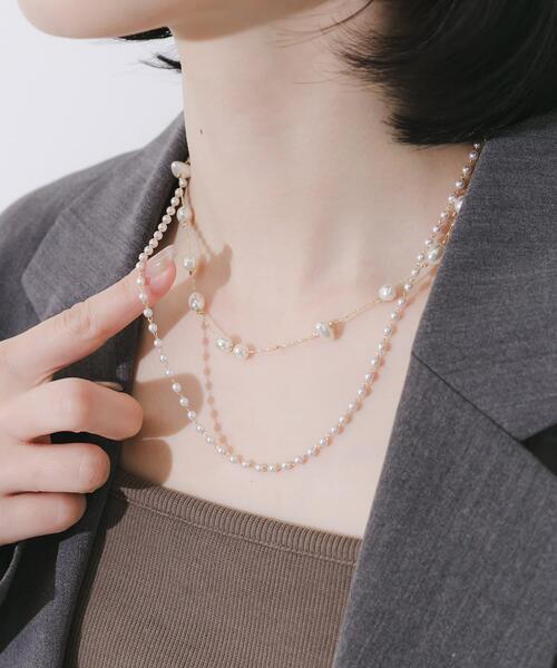 SMELLY（スメリー） ネックレス 2セットパールネックレス レディース 