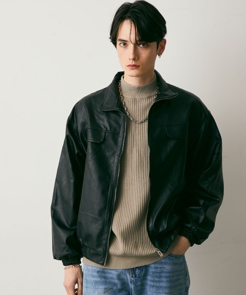 Shoowtime（ショウタイム） ブルゾン アウター Synthetic leather