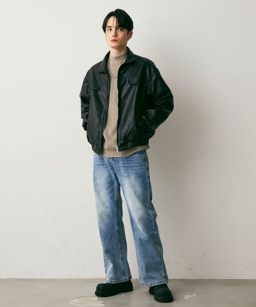 Shoowtime（ショウタイム） ブルゾン アウター Synthetic leather