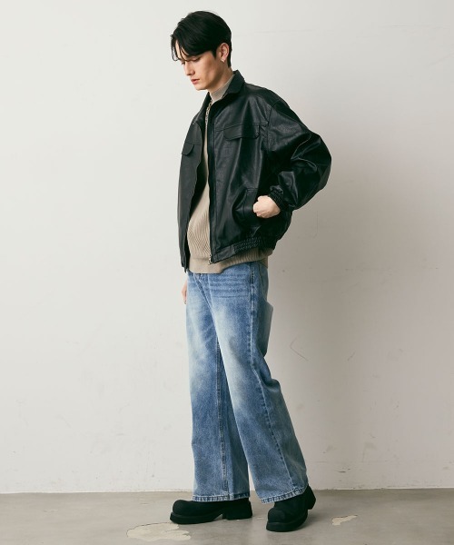 Shoowtime（ショウタイム） ブルゾン アウター Synthetic leather