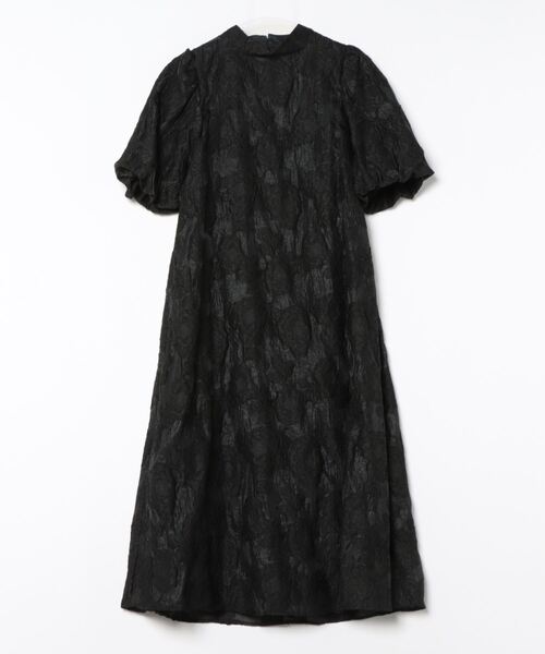 「PREFERIR」 半袖ワンピース MEDIUM ブラック レディース_画像4