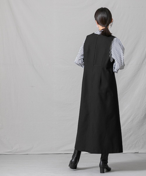 「Gready Brilliant」 「AuieF」サロペットスカート 38 ブラック レディースの画像