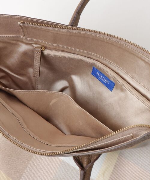「BLUE LABEL CRESTBRIDGE」 トートバッグ FREE グリーン系その他 レディースの画像