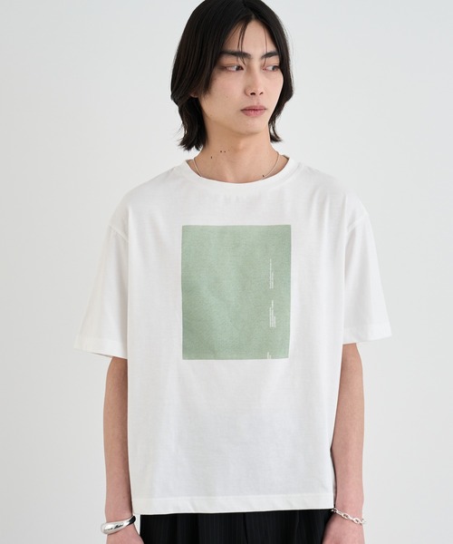 シンプルデザイン Tシャツ SINSS tシャツ Graphic compact T-shirt / グラフィックコンパクトT