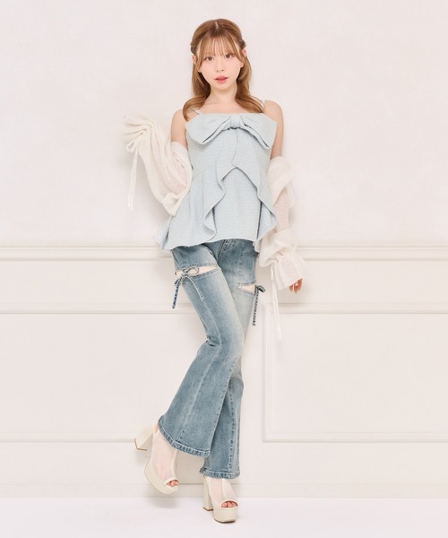 「apres jour」 ミニスカート X-LARGE ブラウン系その他 レディース_画像4